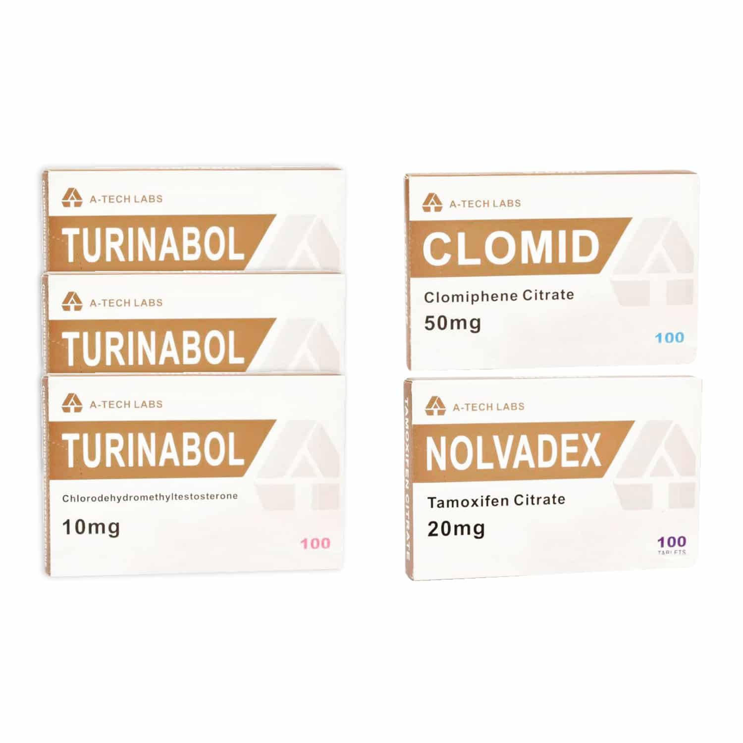 PACK LEAN MUSCLE LEVEL II (ORAL) TURINABOL + PROTECTION + PCT (8 WEEKS) A Tech Labs