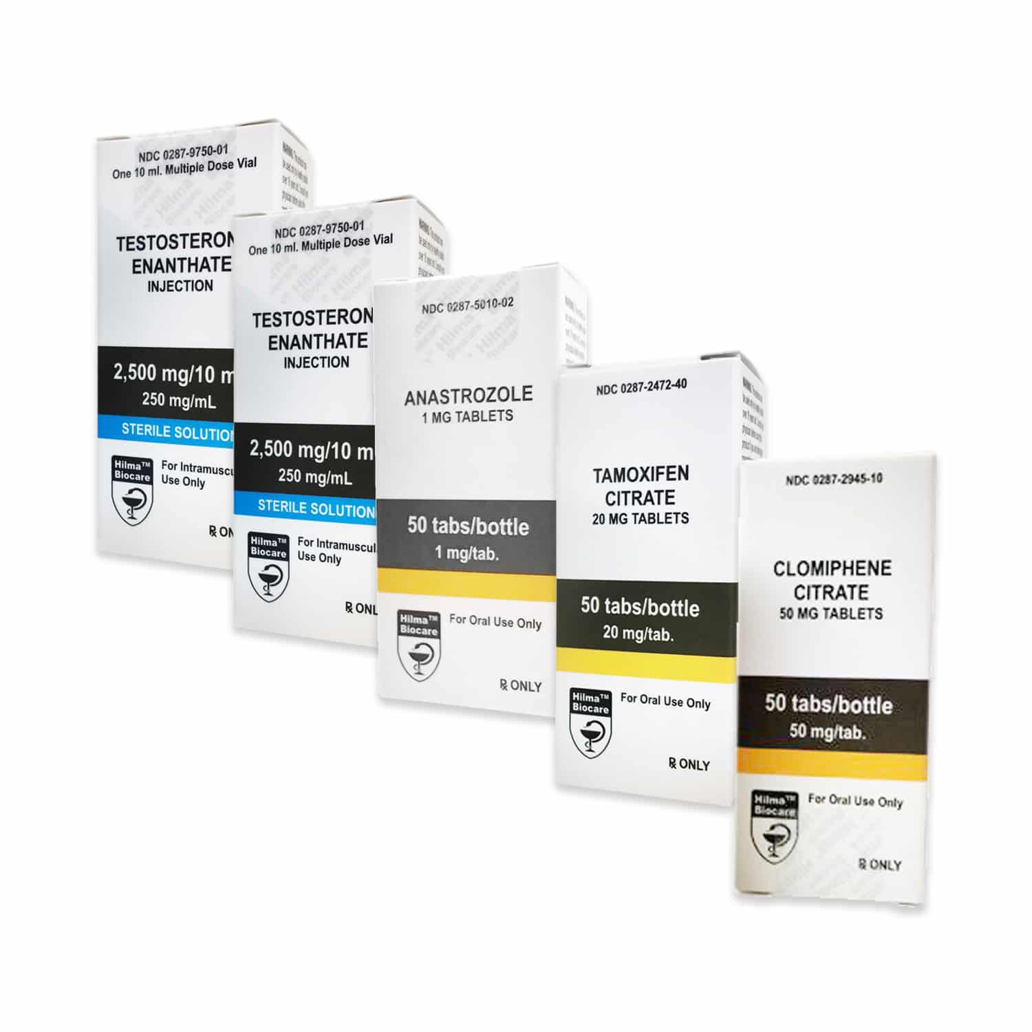 PACK MASS (INJECT) ENANTHATE 250 + PROTECTION + PCT (8 WEEKS) Hilma