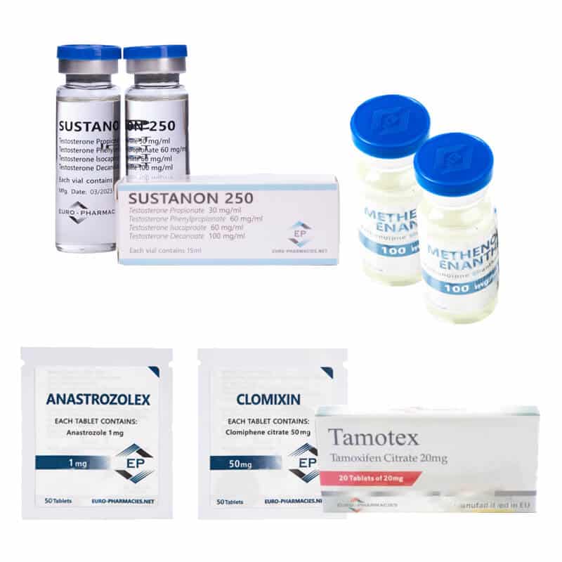 Lean Mass Gain Pack (INJECT) SUSTANON + PRIMOBOLAN + PCT (8 weeks) Euro Pharmacies
