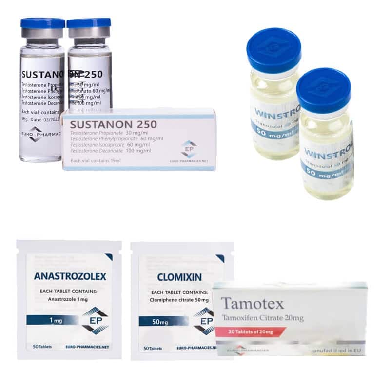 LEVEL II Lean Mass Gain Pack (INJECT) Sustanon + Stanozolol (8 weeks) Euro Pharmacies