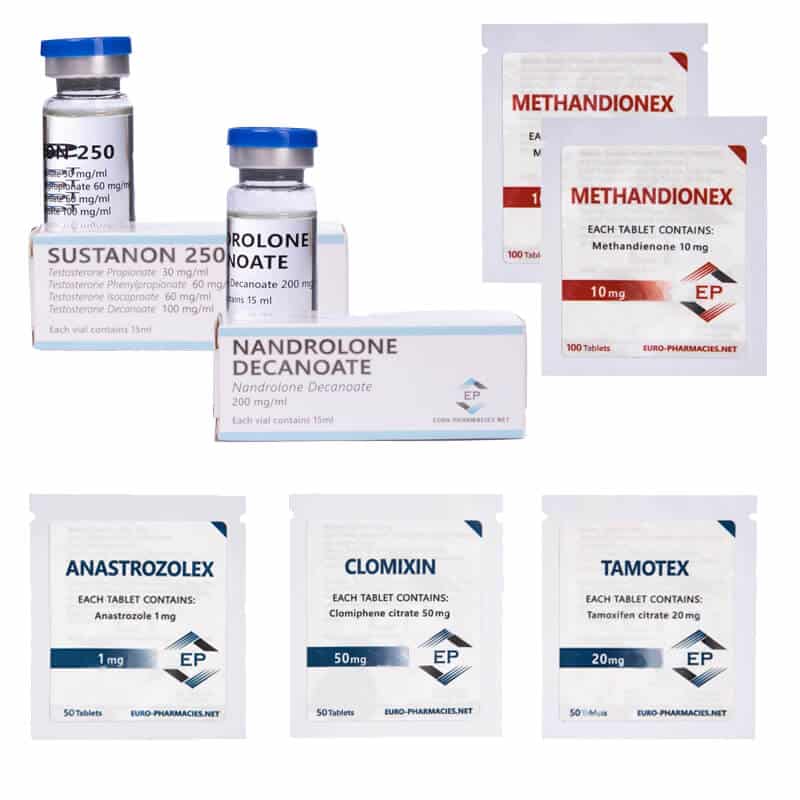 Mass Gain Pack (INJECT) SUSTANON + DECA + DIANABOL (8 weeks) Euro Pharmacies