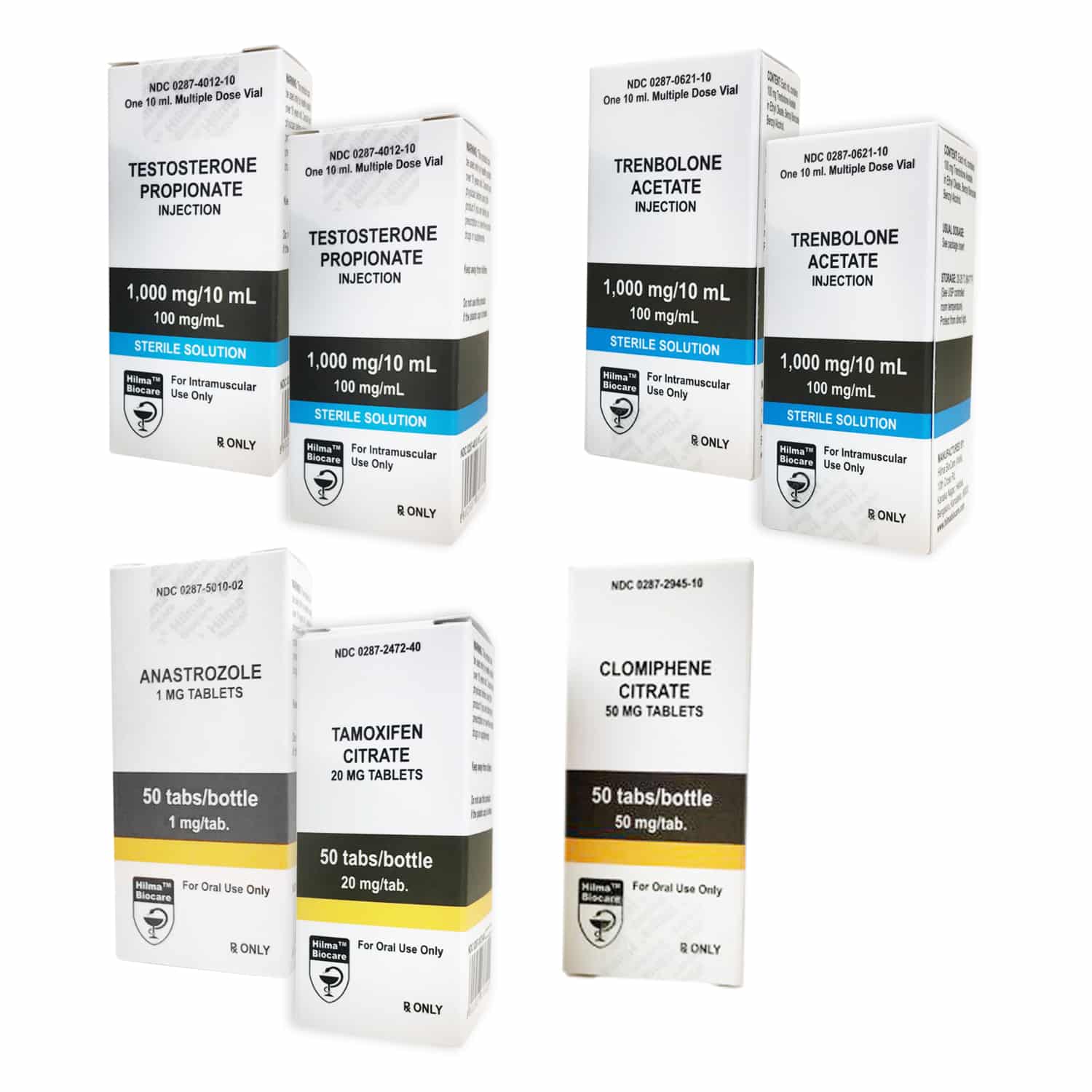 Hilma Lean Muscle Gain Pack: Testosterone Propionate + Trenbergolone Acetate + PCT (6 Weeks)