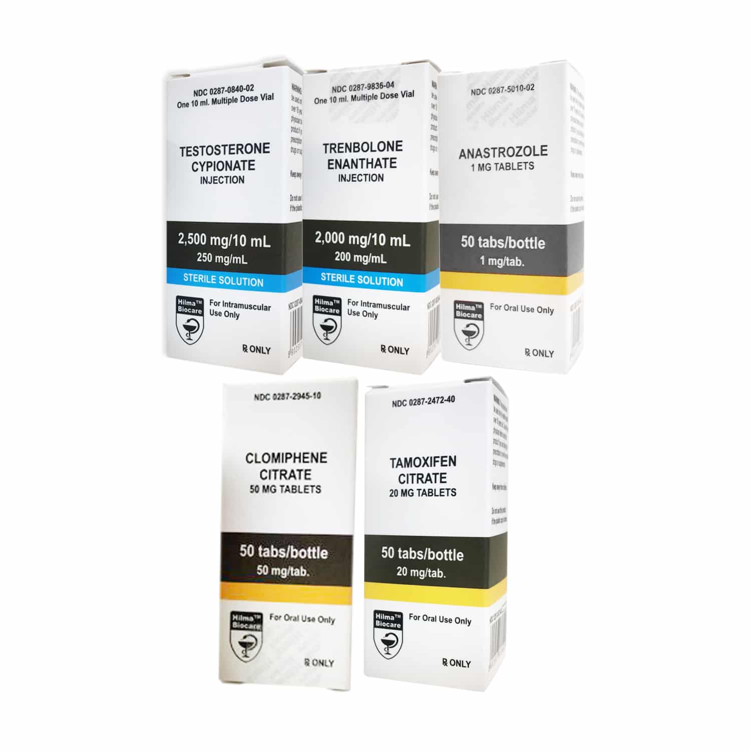 Hilma Lean Muscle Gain Pack: Testosterone Cypionate + Trenbolone Enanthate (10 Weeks)