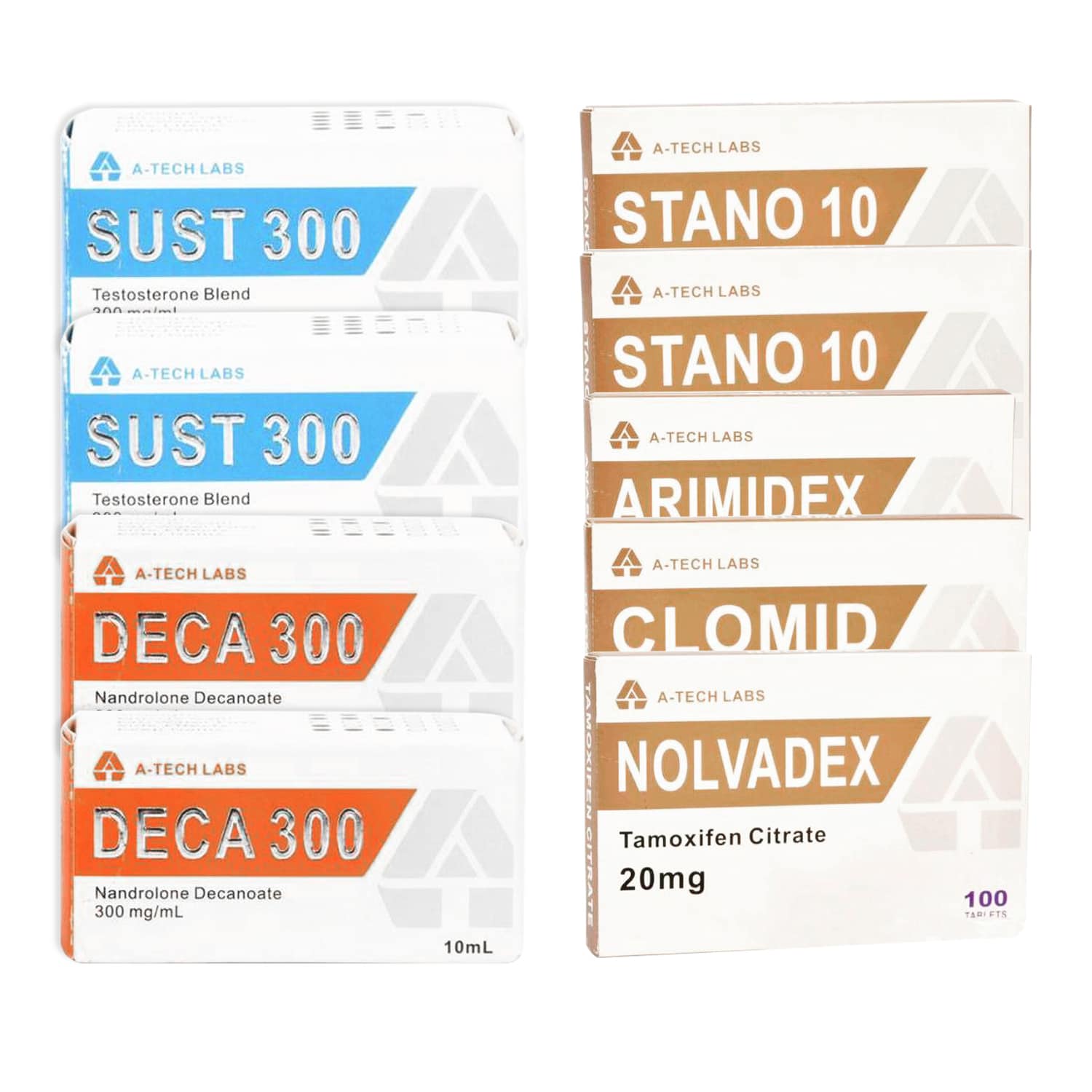 Lean Muscle Gain Pack (Oral Injection) Sustanon + Deca + Winstrol (8 Weeks) A Tech