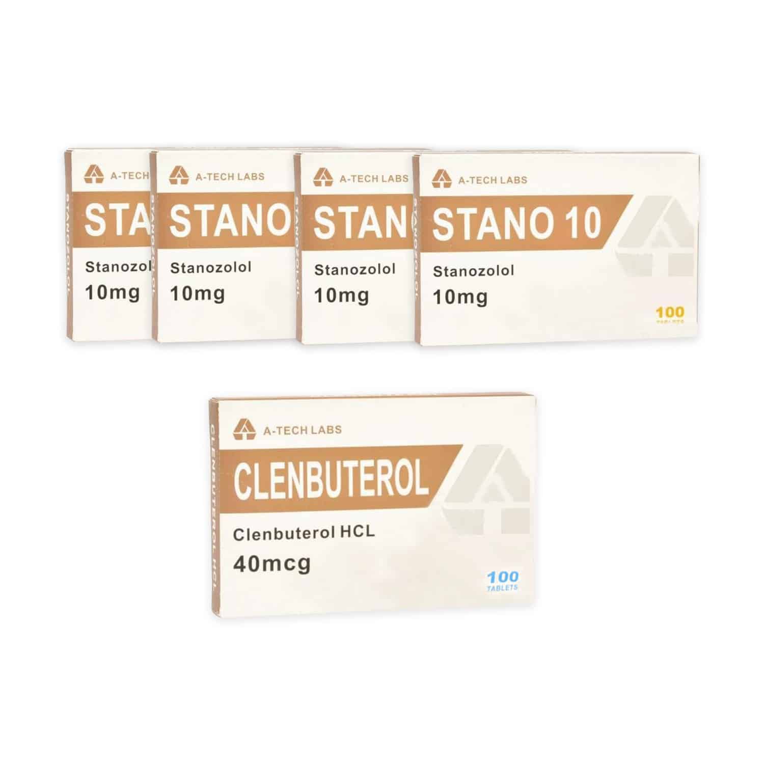 A Tech Labs Winstrol+ Clenbuterol Oral Steroid Dry Pack (10 Weeks)