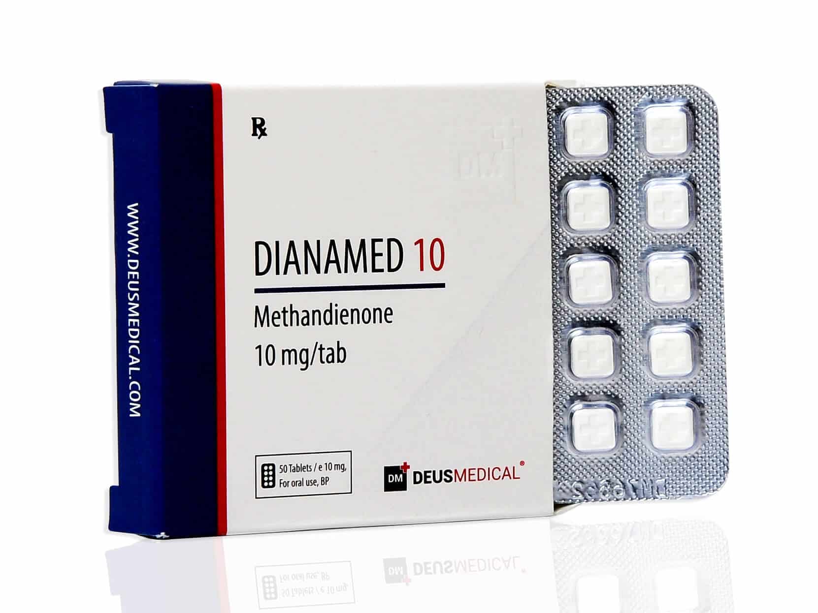 DEUSMEDICAL DIANAMED 10 FRONT+BLISTER