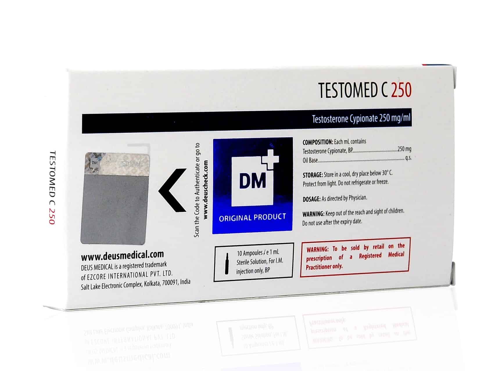 DEUSMEDICAL TESTOMED C 250 BACK