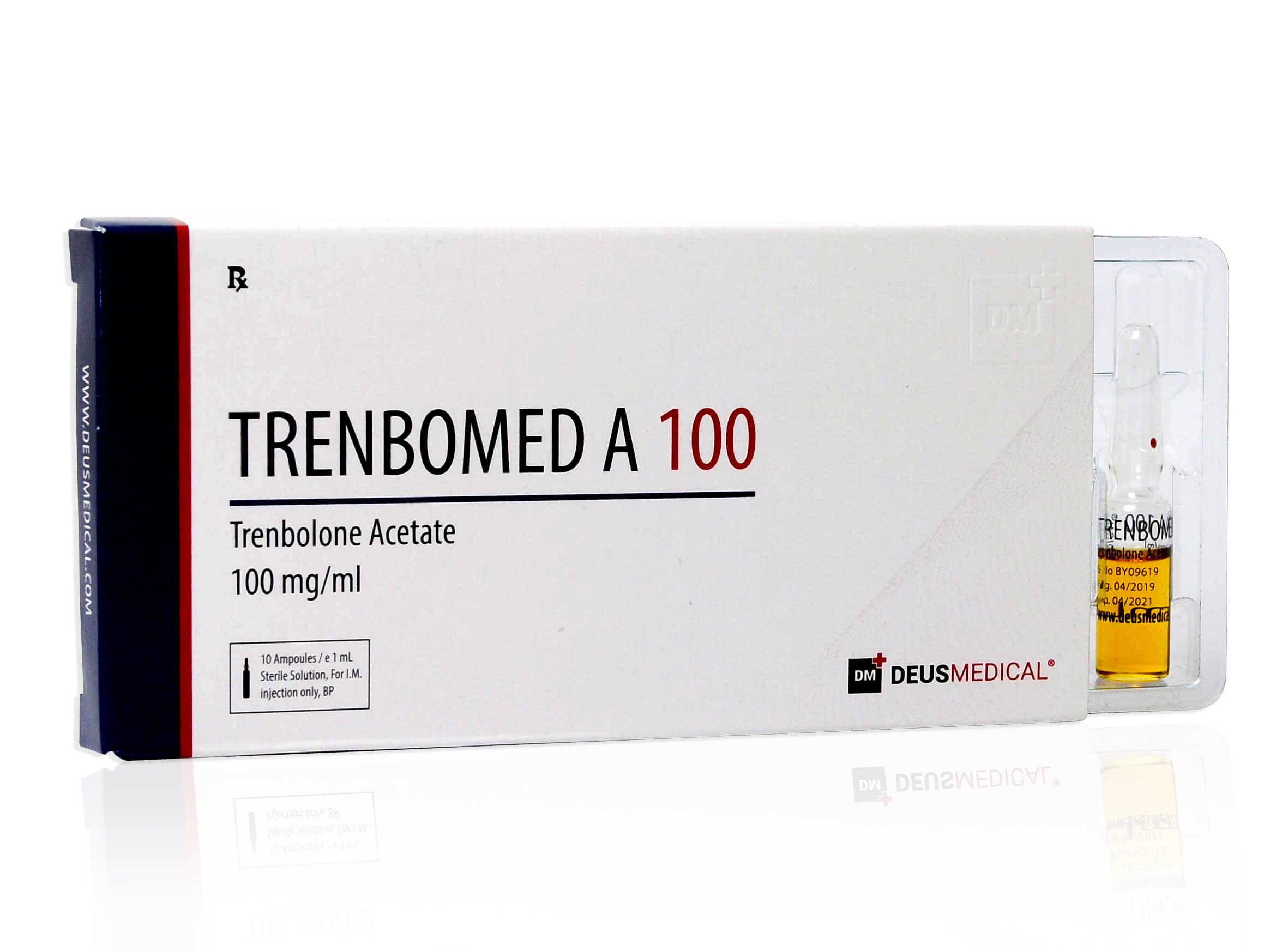 DEUS MEDICAL TRENBOMED A 100 FRONT+AMP