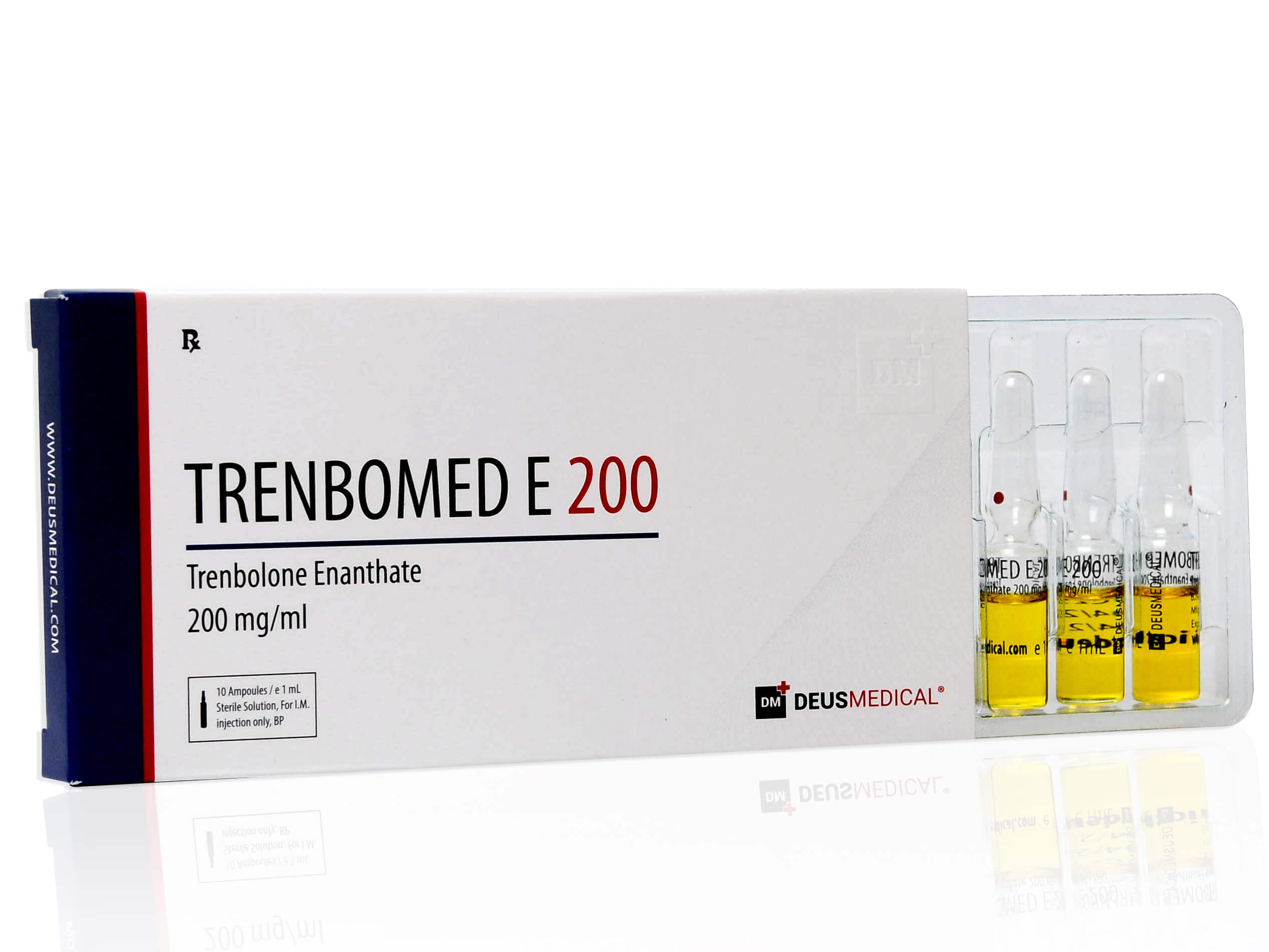 DEUSMEDICAL TRENBOMED E 200 FRONT+3AMP