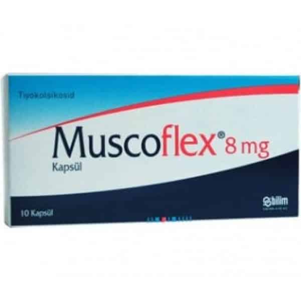 muscoflex 8 mg 10 tablets 600×600