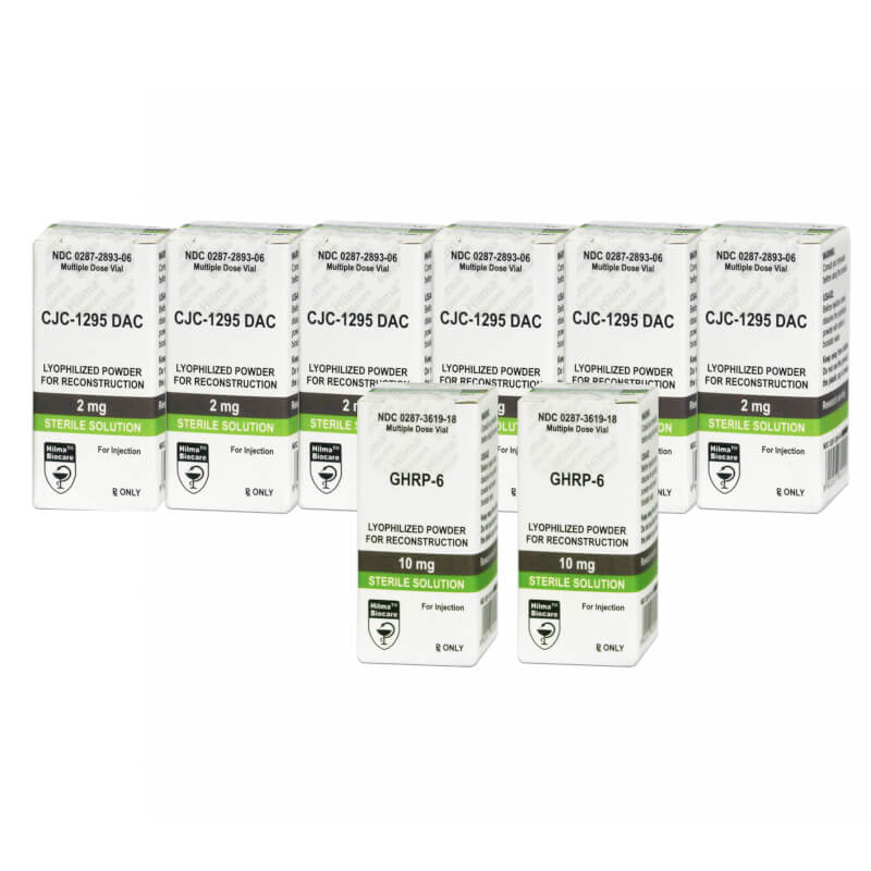Intermediate Mass Gain Peptide Pack GHRP 6 CJC 1295 DAC Hilma Biocare (12 weeks)