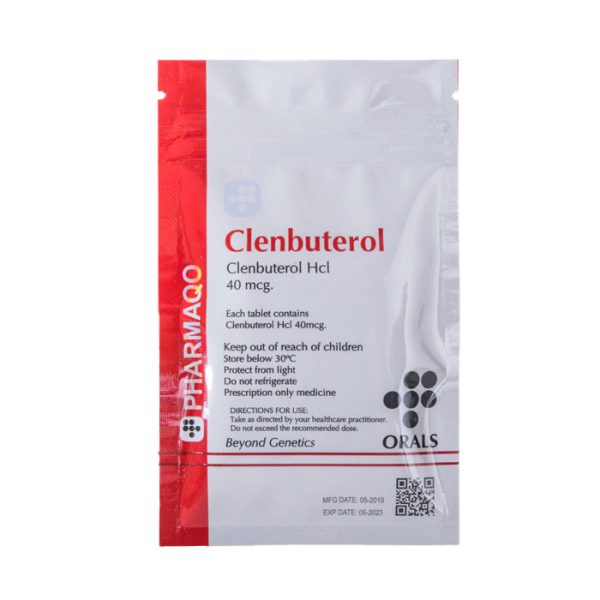 Clenbuterol 40mcg x 100 Clenbuterol 40mcg tab 100 tabs Pharmaqo Labs €47