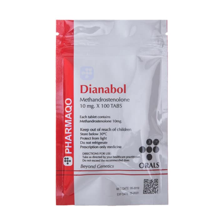 Dianabol 10mg x 100 Methandrostenolone 10mg tab 100 tabs Pharmaqo Labs 40€