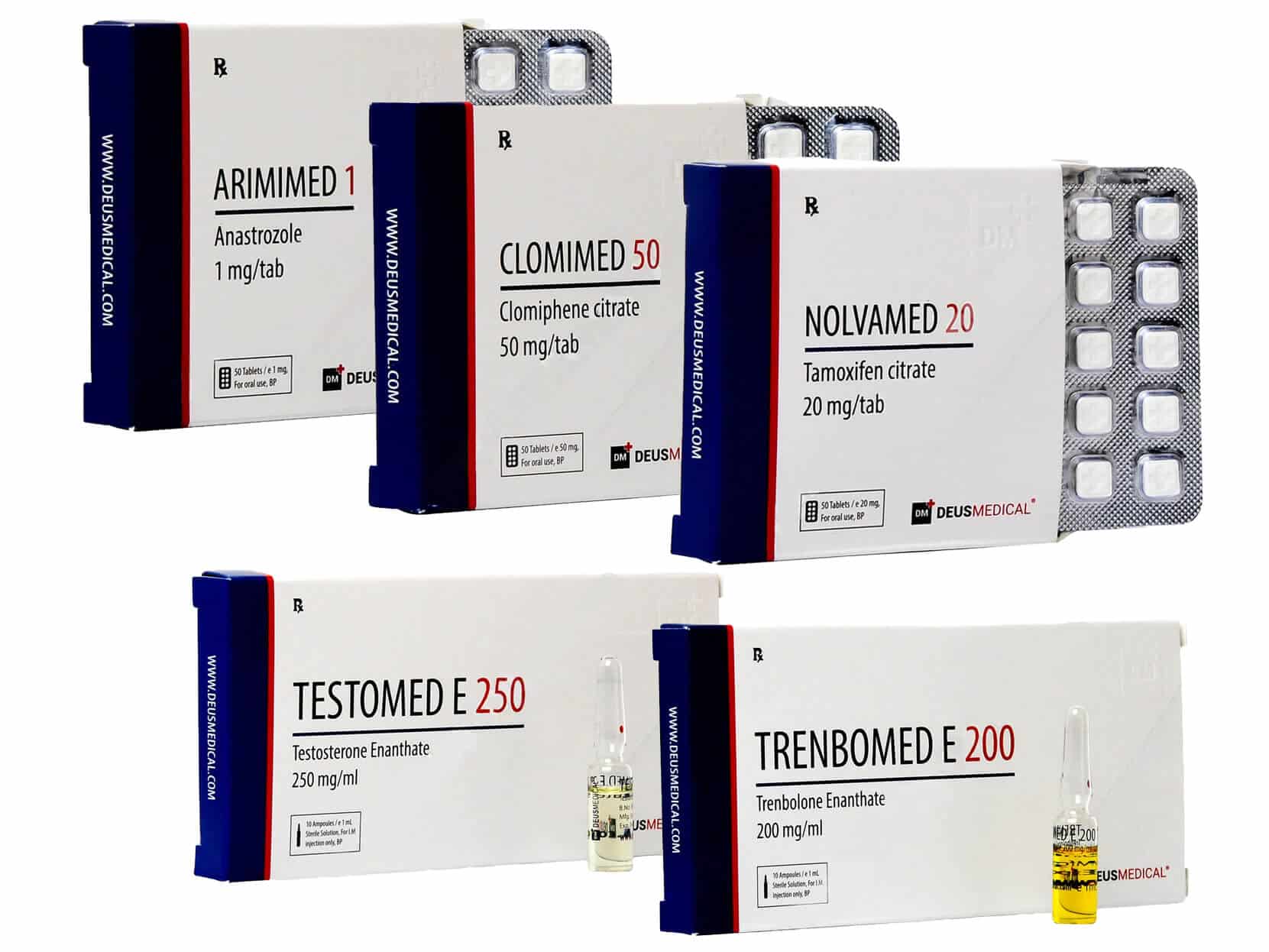 1 LEAN MASS GAIN PACK Testosterone Enanthate Trenbolone Enanthate 10 weeks Deus Medical
