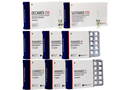 Classic Mass Gain Pack 8 weeks Sustanon Deca Dianabol Protection PCT Deus Medical 463×348