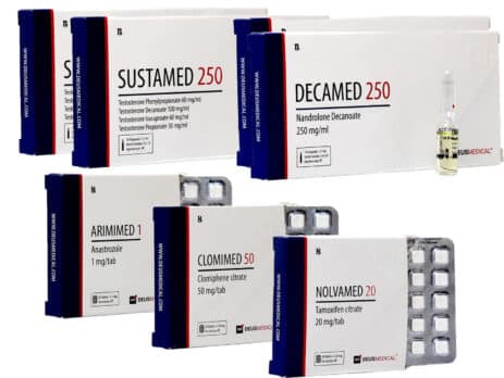 Mass gain pack LEVEL II INJECT SUSTANON DECA PCT 8 weeks Deus Medical 463×348