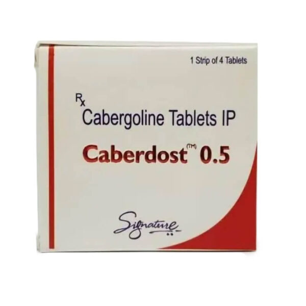 Cabergoline (Dostinex) 0.5mg (4 pills) Signature