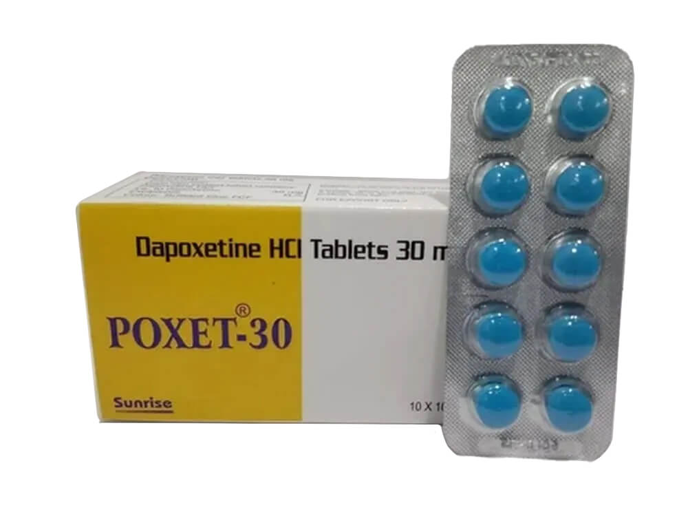 Dapoxetine 30mg (10 tabs) SUNRISE