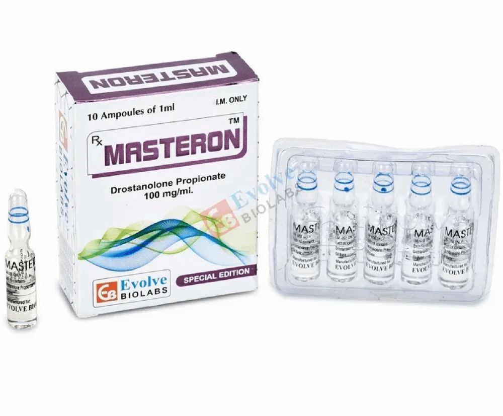 Masteron injection. (Drostanolone propionate 100mg/ml) (10x1ml amps) - Evolve Biolabs