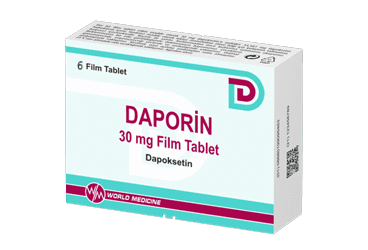 Daporin 30 Mg 6 Film Coated Tablets Dapoxetine Hydrochloride World Medicine