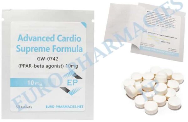 Advanced Cardio (GW 0742) 10mg tab 50tabs Euro Pharmacies EU