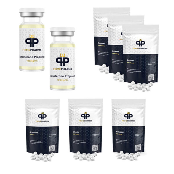 Anavar Test P 6-week strength stack with oral steroids from Prime Pharma