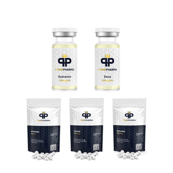Mass Building Pack LEVEL I (INJECTABLE) SUSTANON 250 + DECA DURABOLIN 250 (8 weeks) PRIME PHARMA
