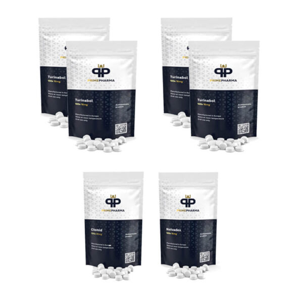 LEVEL III (ORAL) LEAK MASS BUILD PACK: TURINABOL + PROTECTION + PCT (8 weeks) PRIME PHARMA