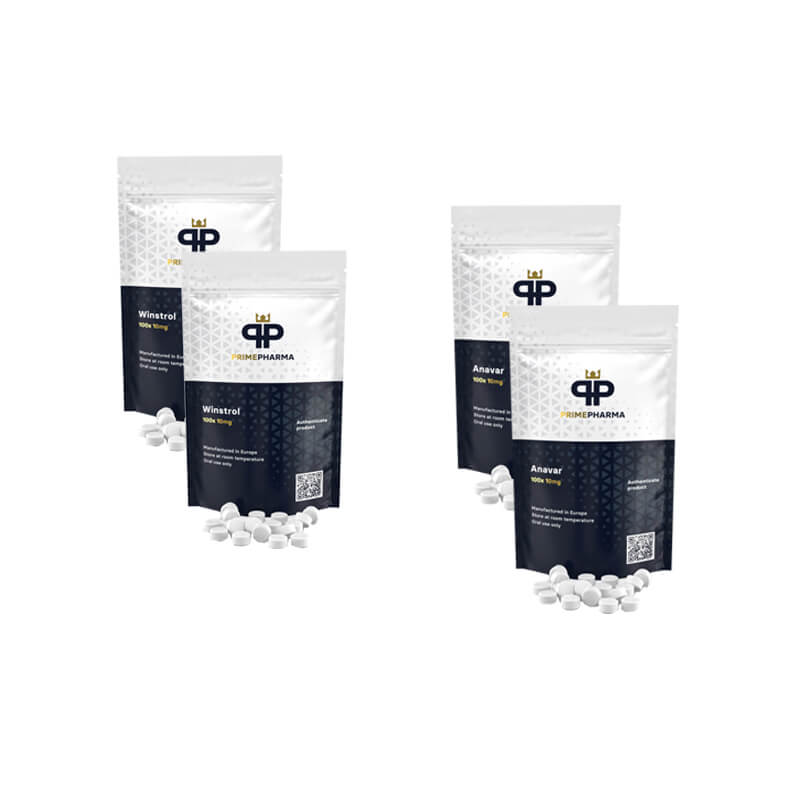 Lean Mass Gain Pack: Anavar + Winstrol Oral Steroids (6 weeks) PRIME PHARMA