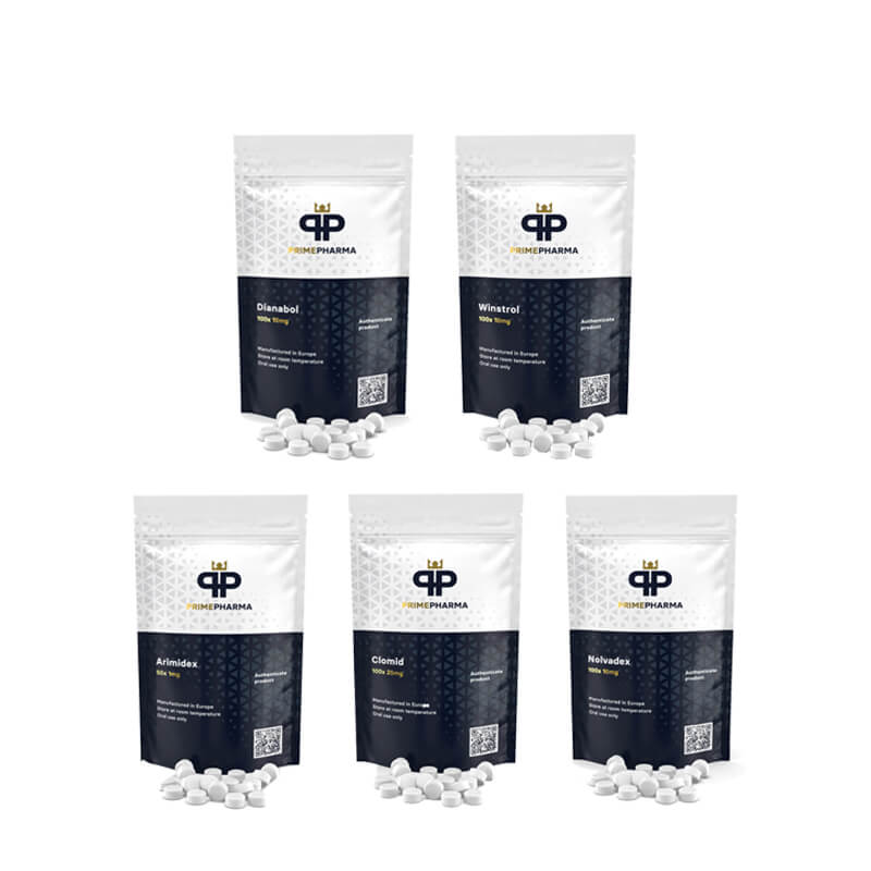 Lean Mass Gain Pack: Oral Steroids Dianabol + Winstrol (4 weeks) PRIME PHARMA