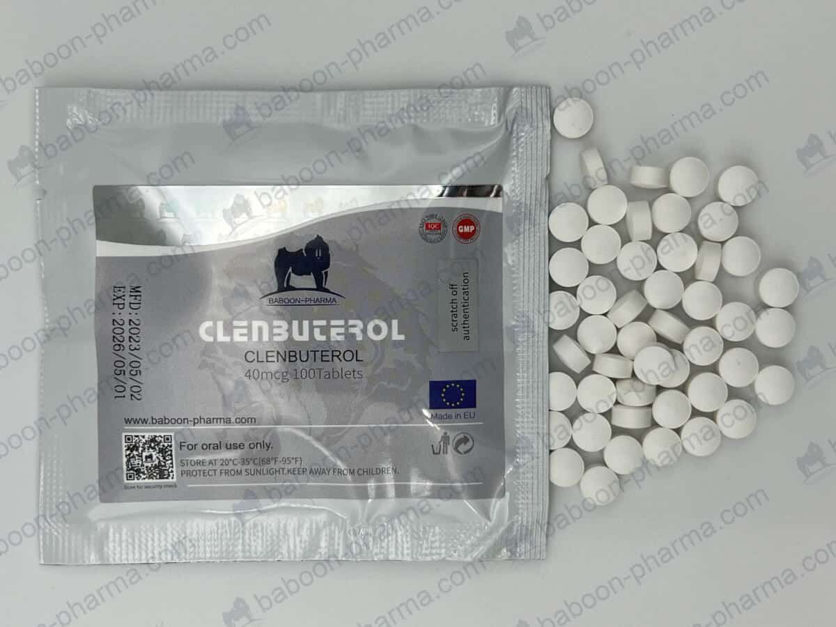 Baboon Pharma Oral tablets Clenbuterol 40 1