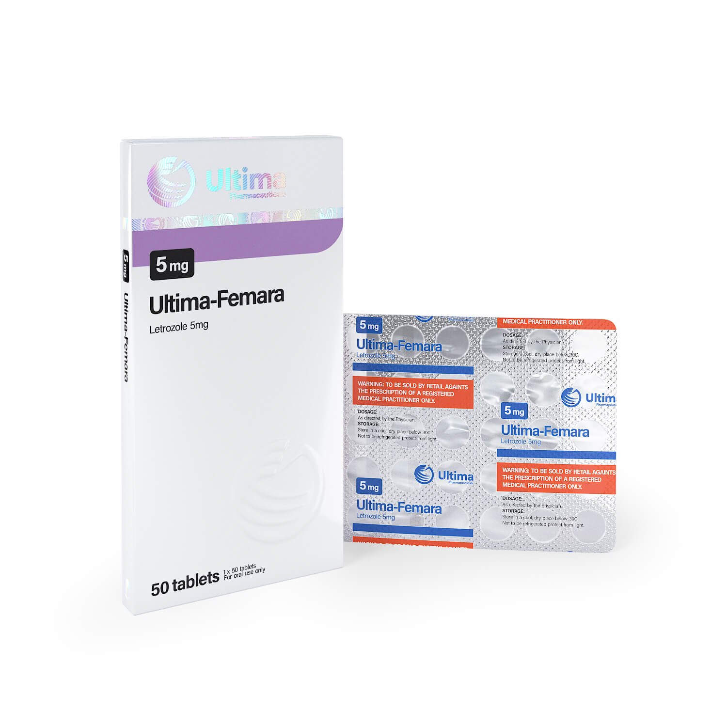 Ultima Femara 50 pills x 5 mg