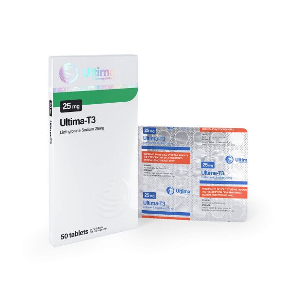 Ultima T3 50 pills x 25 mcg