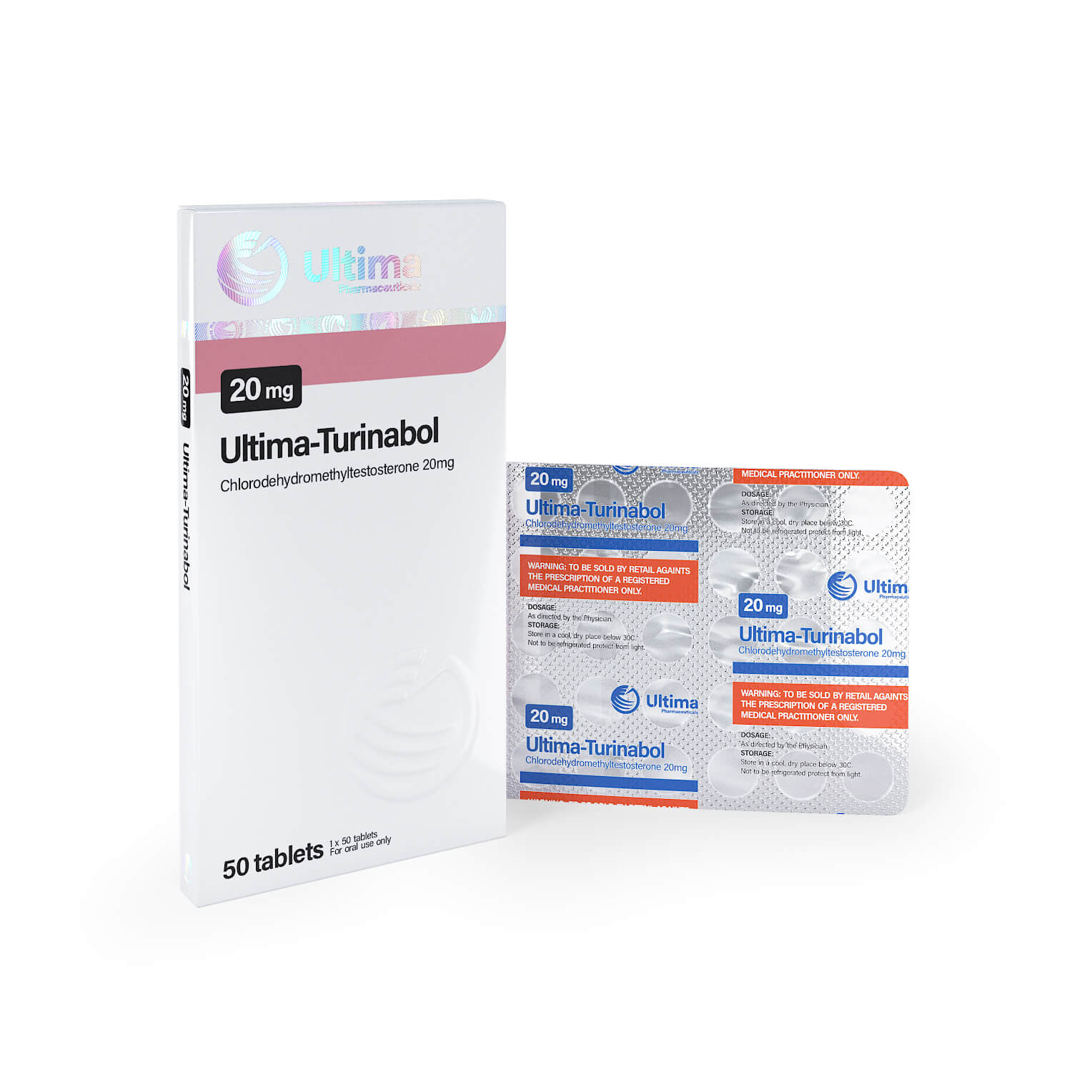 ultima turinabol 50 pills x 20 mg