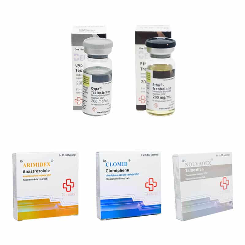 Lean Muscle Gain Pack: Testosterone Cypionate + Trenbolone Enanthate (10 weeks) Beligas Pharmaceuticals International