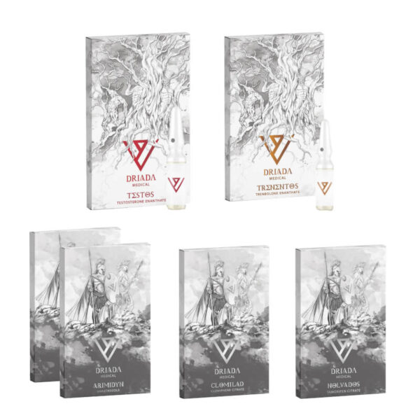 DRIADA MEDICAL Lean Mass Gain Pack: Testosterone Enanthate, Trenbolone Enanthate (10 weeks)