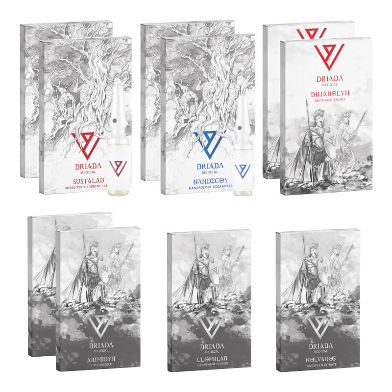 Advanced Mass Gain Pack DRIADA MEDICAL Sustanon Deca Dianabol 8 weeks