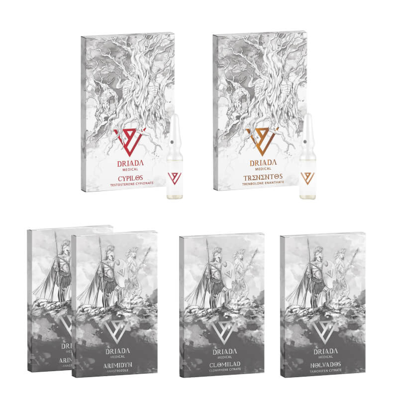 Dry Mass Gain Pack Testosterone Cypionate Trenbolone Enanthate (10 Weeks) DRIADA MEDICAL