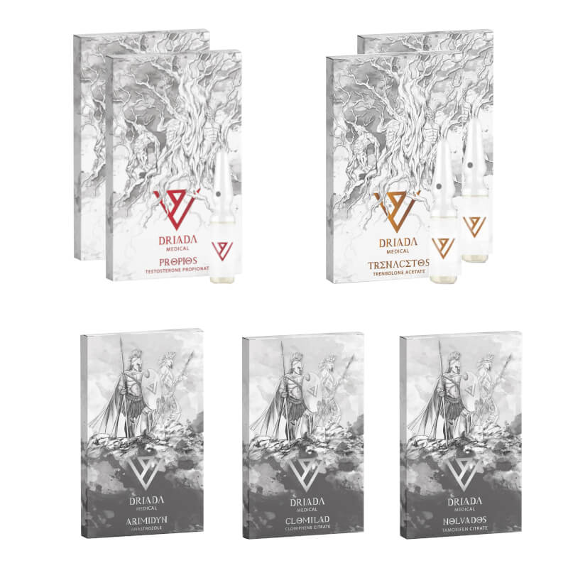 DRIADA MEDICAL Lean Mass Gain Pack: Testosterone Propionate, Trenbolone Acetate (6 Weeks)