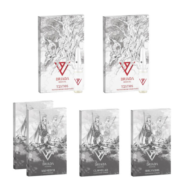 Mass Gain Pack (8 weeks) Testosterone Enanthate + Protection + PCT DRIADA MEDICAL