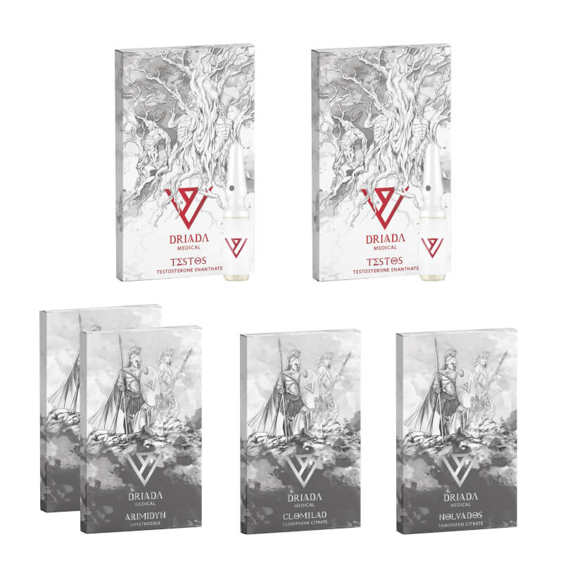 Mass Gain Pack (8 weeks) Testosterone Enanthate + Protection + PCT DRIADA MEDICAL