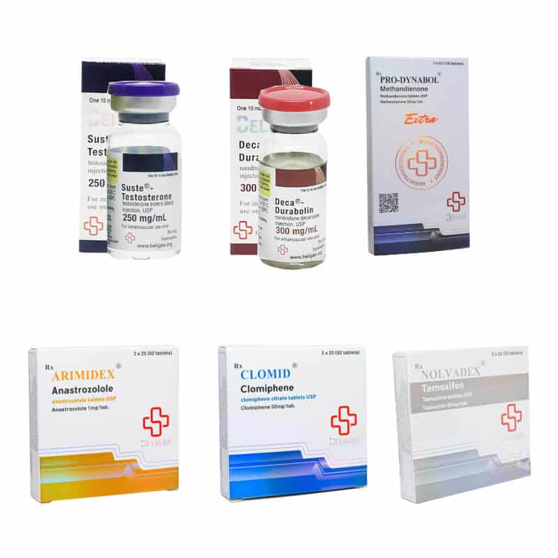 Mass Gain Pack (INJECT) SUSTANON + DECA + DIANABOL (8 weeks) Beligas Pharmaceuticals International