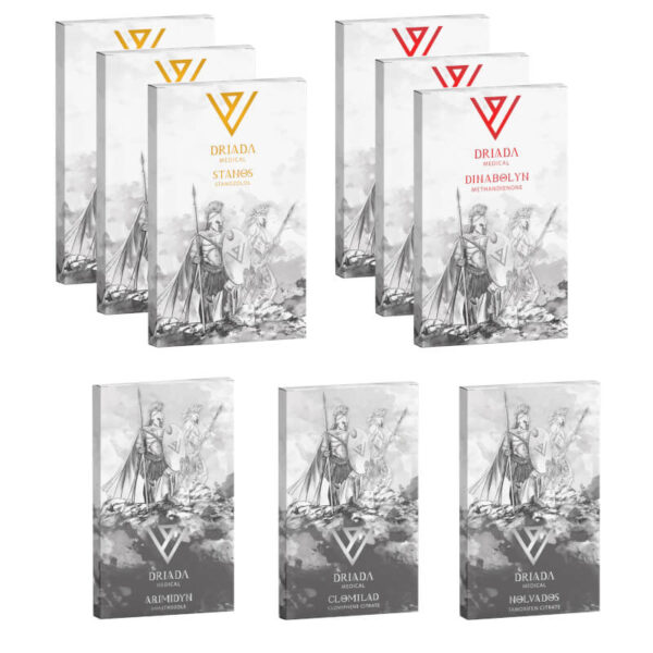 Driada Medical Lean Mass Gain Pack: Oral Steroids Dianabol + Winstrol (8 weeks)