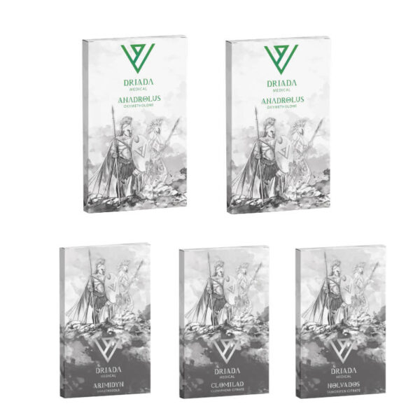 Mass Gain Pack: Anadrol Oxymetholone Oral Steroid (4 weeks) Driada Medical