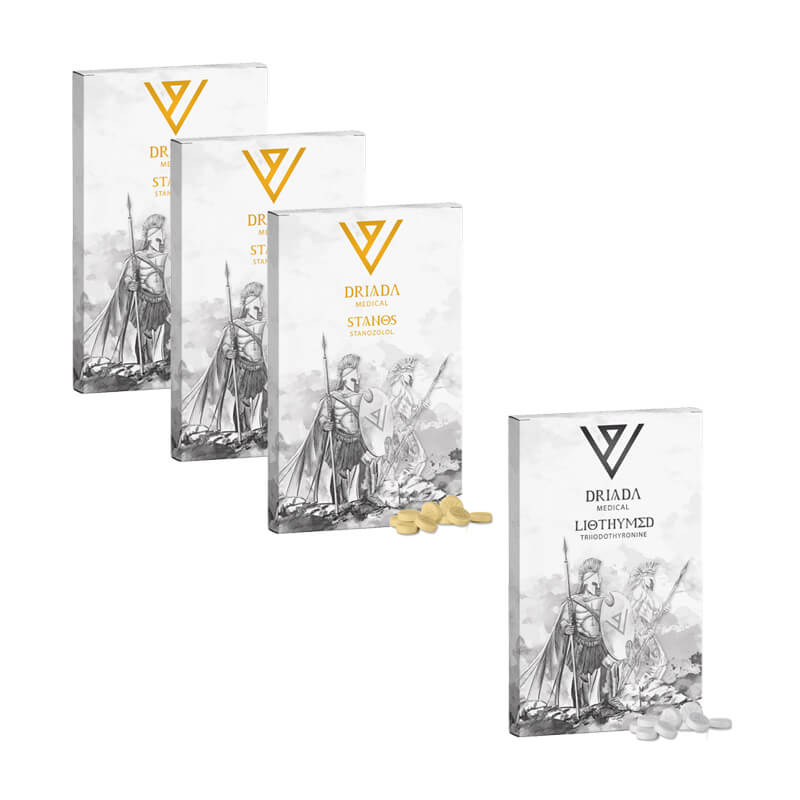 Shredding pack 8 weeks, Stanozolol, Cytomel, Driada Medical