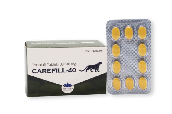 Carefill 40mg Tadalafil 100 tabs Pharmacy EU