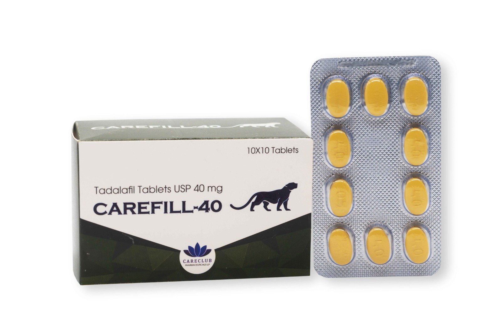 Carefill 40mg Tadalafil 100 tabs Pharmacy EU