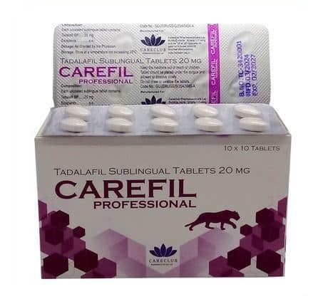 Carefill Professional Tadalafil Professional 100 tabs Pharmacy EU