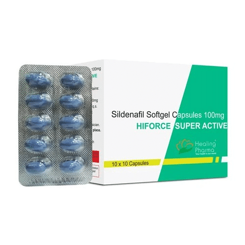 Careforce Super Active Sildenafil Softgel Caps 100 tabs Pharmacy EU