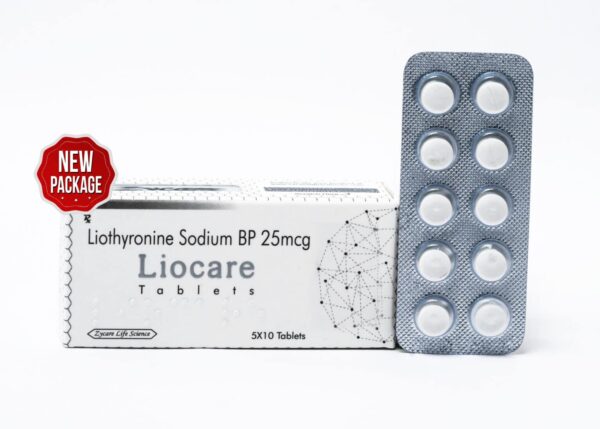 LIOCARE Liothyronine Sodium Tablets BP 25mg 5×10 1